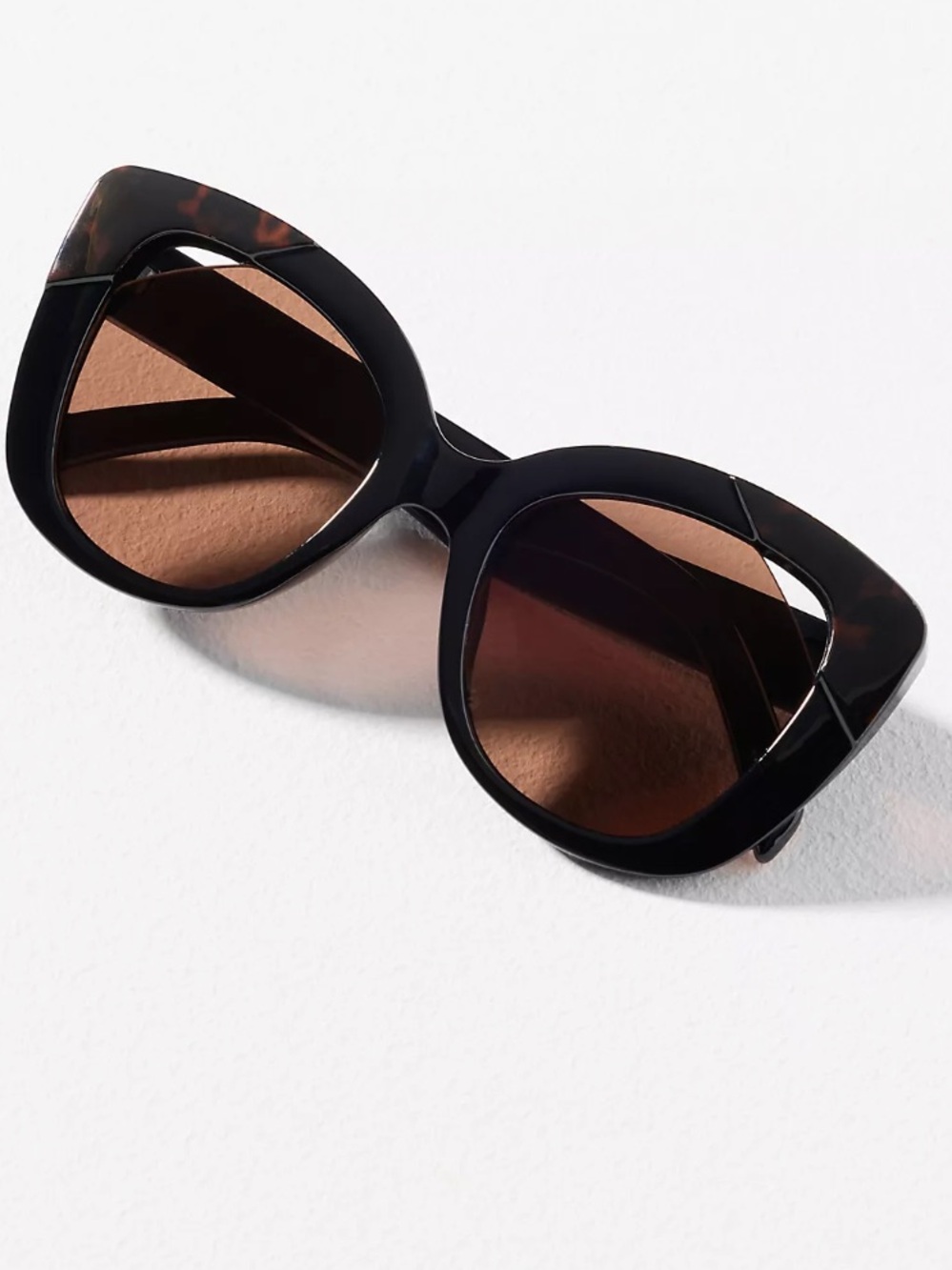 I-SEA Cutout Square Cat-Eye Sunglasses